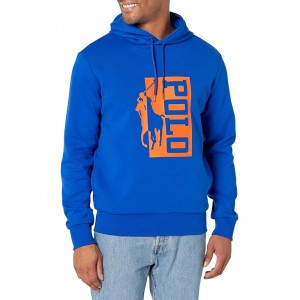 Big Pony Logo Double-Knit Hoodie Pacific Royal