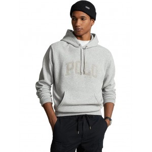 Logo Double-Knit Mesh-Face Hoodie Andover Heather