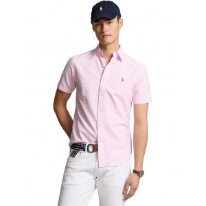 Classic Fit Gingham Oxford Shirt 4338C Pink/White