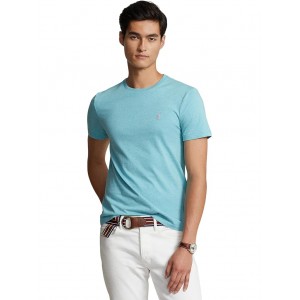 Classic Fit Jersey Crewneck T-Shirt Turquoise