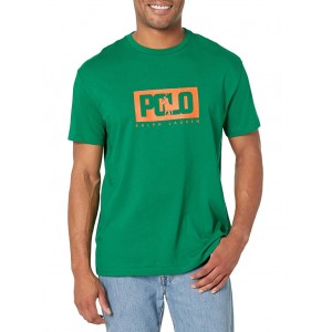 Classic Fit Logo Jersey T-Shirt Hillside Green