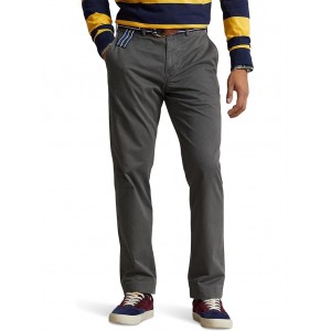 Straight Fit Stretch Chino Pants Charcoal Grey