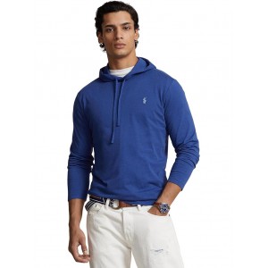 Jersey Hooded T-Shirt Blue 3
