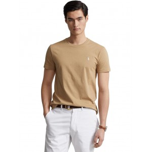 Classic Fit Jersey Crew Neck T-Shirt Cafe Tan