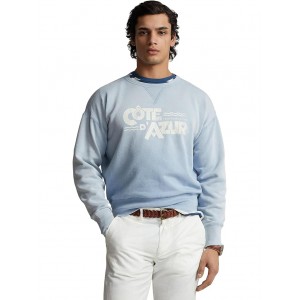 Vintage Fit Fleece Graphic Sweatshirt Southport Blue