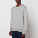 Polo Ralph Lauren Mens Slim Fit Cotton Sweater - Andover Heather
