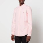 Polo Ralph Lauren Mens Slim Fit Oxford Long Sleeve Shirt - BSR Pink