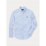 Plaid Cotton Poplin Shirt