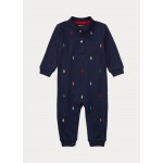 Polo Pony Soft Cotton Polo Coverall