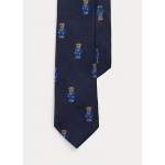 Polo Bear Silk Twill Tie