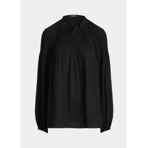 Pleated Georgette Blouse