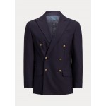 Double-Breasted Wool-Blend Blazer