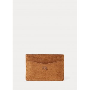 Roughout Suede Card Holder