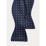 Polka-Dot Silk Repp Bow Tie