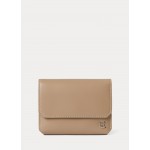 RL Box Calfskin Small Vertical Wallet