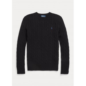 Cable-Knit Wool-Cashmere Sweater