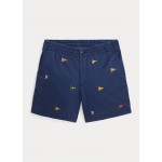Polo Prepster Embroidered Chino Short