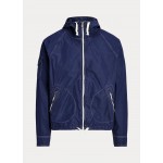 Garment-Dyed Twill Hooded Jacket