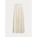 Greer Glossy Pleated Pant