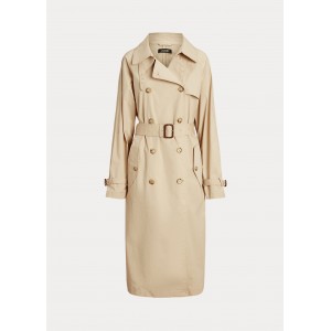 Belted Cotton Poplin Trench Coat