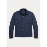 Quilted Double-Knit Jersey Shirt Jacket