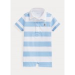 Striped Cotton Rugby Shortall
