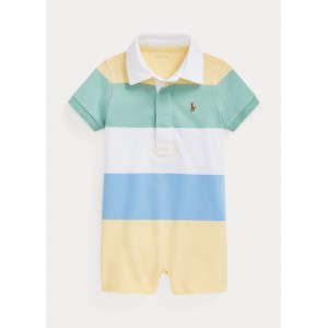 Striped Cotton Jersey Rugby Shortall