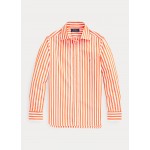 Regent Striped Cotton Poplin Shirt