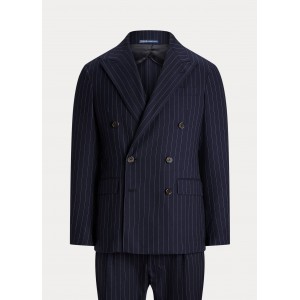 Polo Soft Pinstripe 3-Piece Suit