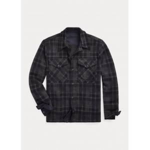 Plaid Wool Workshirt Sweater