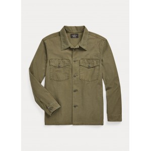 Reverse-Sateen Overshirt