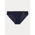 Crocheted Ring-Front Bikini Bottom