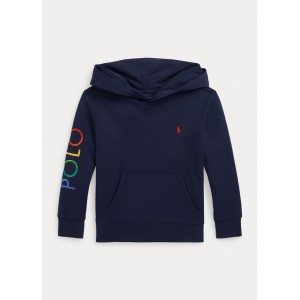 Ombre Logo Double-Knit Hoodie