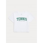 Tennis Cotton Jersey Boxy Tee