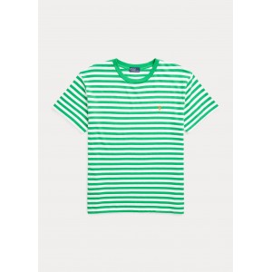 Striped Organic Cotton Crewneck Tee