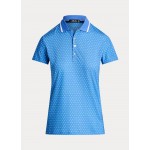 Tailored Fit Geo-Print Jersey Polo Shirt