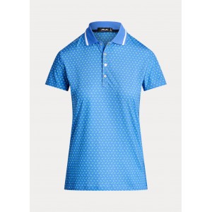 Tailored Fit Geo-Print Jersey Polo Shirt