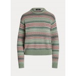 Fair Isle Cotton-Blend Sweater