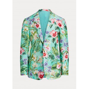 Kent Hand-Tailored Botanical Silk Jacket