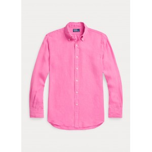 Custom Fit Garment-Dyed Linen Shirt