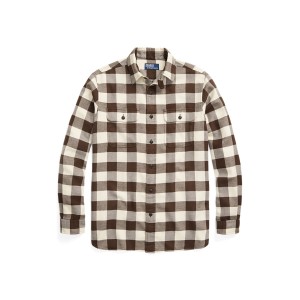 Classic Fit Checked Twill Workshirt