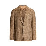 The RL67 Checked Linen-Silk Jacket