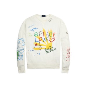 Peace Love Polo Waffle-Knit Pullover