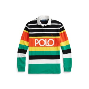 Classic Fit Logo Jersey Rugby Shirt