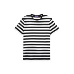 Striped Lisle Crewneck T-Shirt