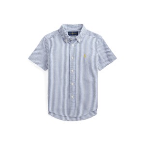 Gingham Poplin Short-Sleeve Shirt