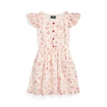 Floral Cotton Dobby Dress