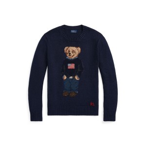 Polo Bear Cotton-Linen Sweater