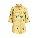 Relaxed Fit Floral Linen Shirt
