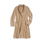 Embroidered Linen Duster Jacket
